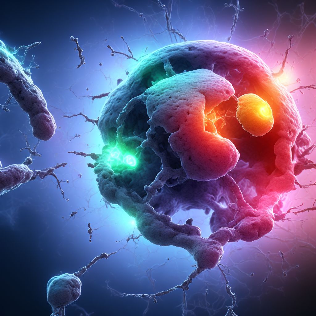 Nontraumatic intracerebral hemorrhage, intraventricular digital illustration