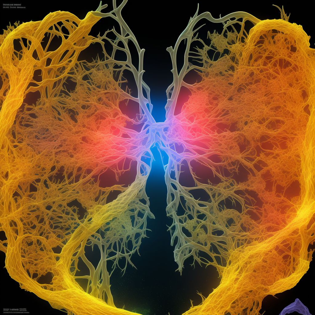 Occlusion and stenosis of unspecified precerebral artery digital illustration