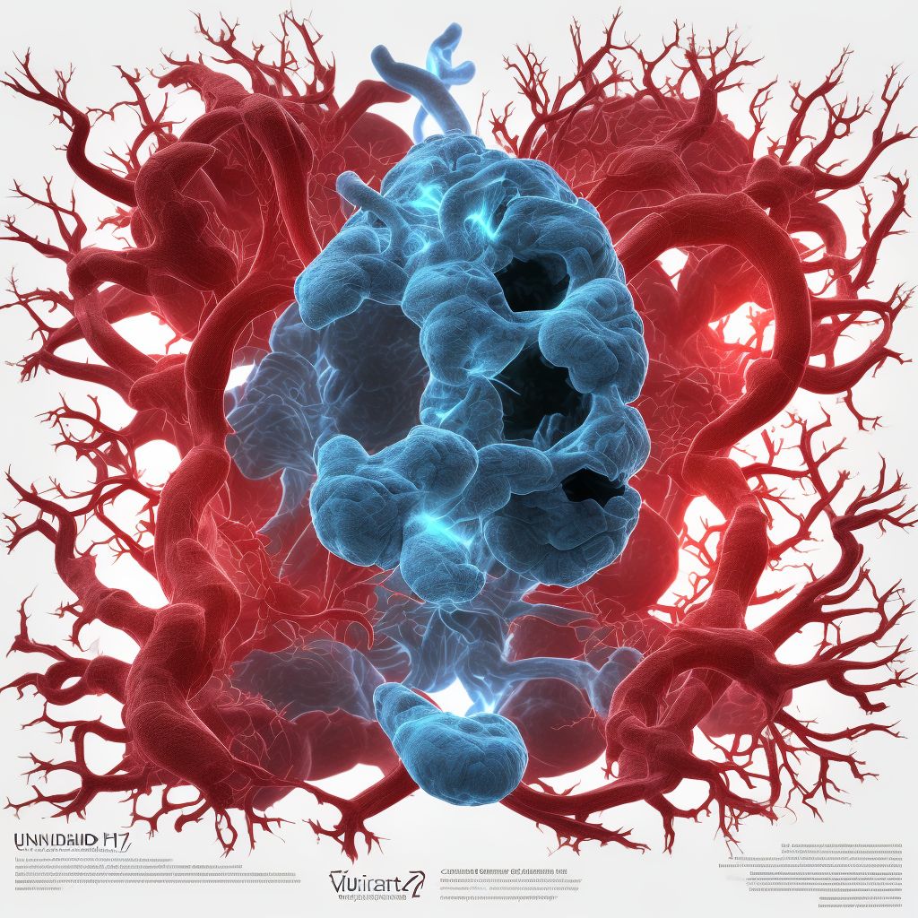 Cerebrovascular disease, unspecified digital illustration