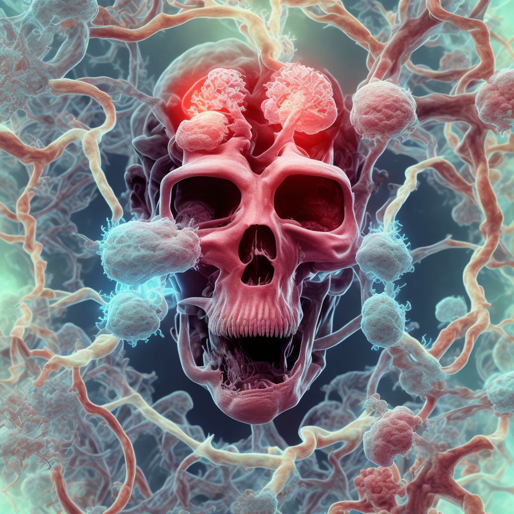 Unspecified symptoms and signs involving cognitive functions following nontraumatic subarachnoid hemorrhage digital illustration