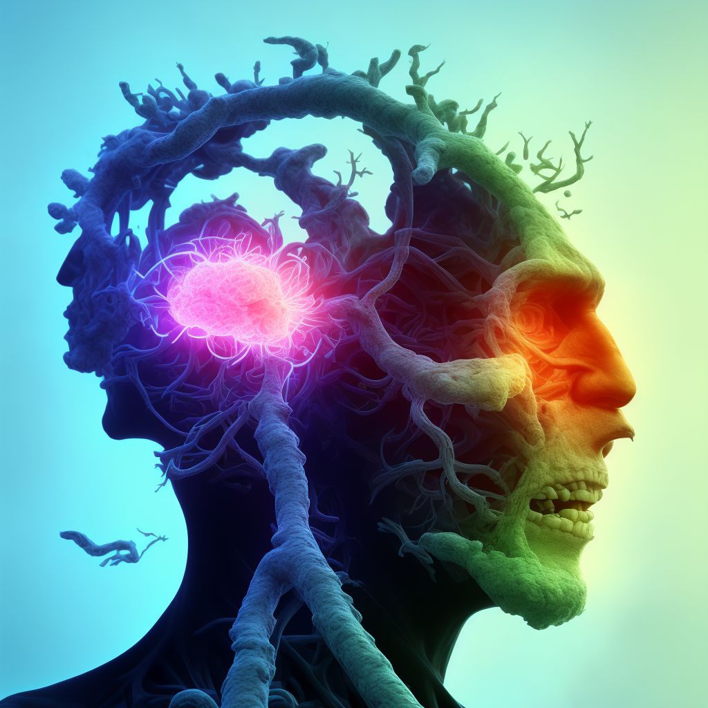 Memory deficit following other nontraumatic intracranial hemorrhage digital illustration