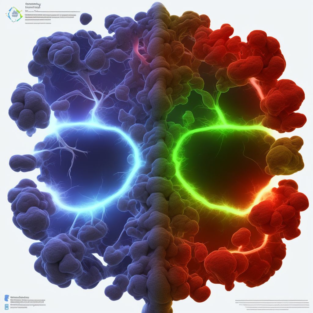 Cognitive social or emotional deficit following other nontraumatic intracranial hemorrhage digital illustration