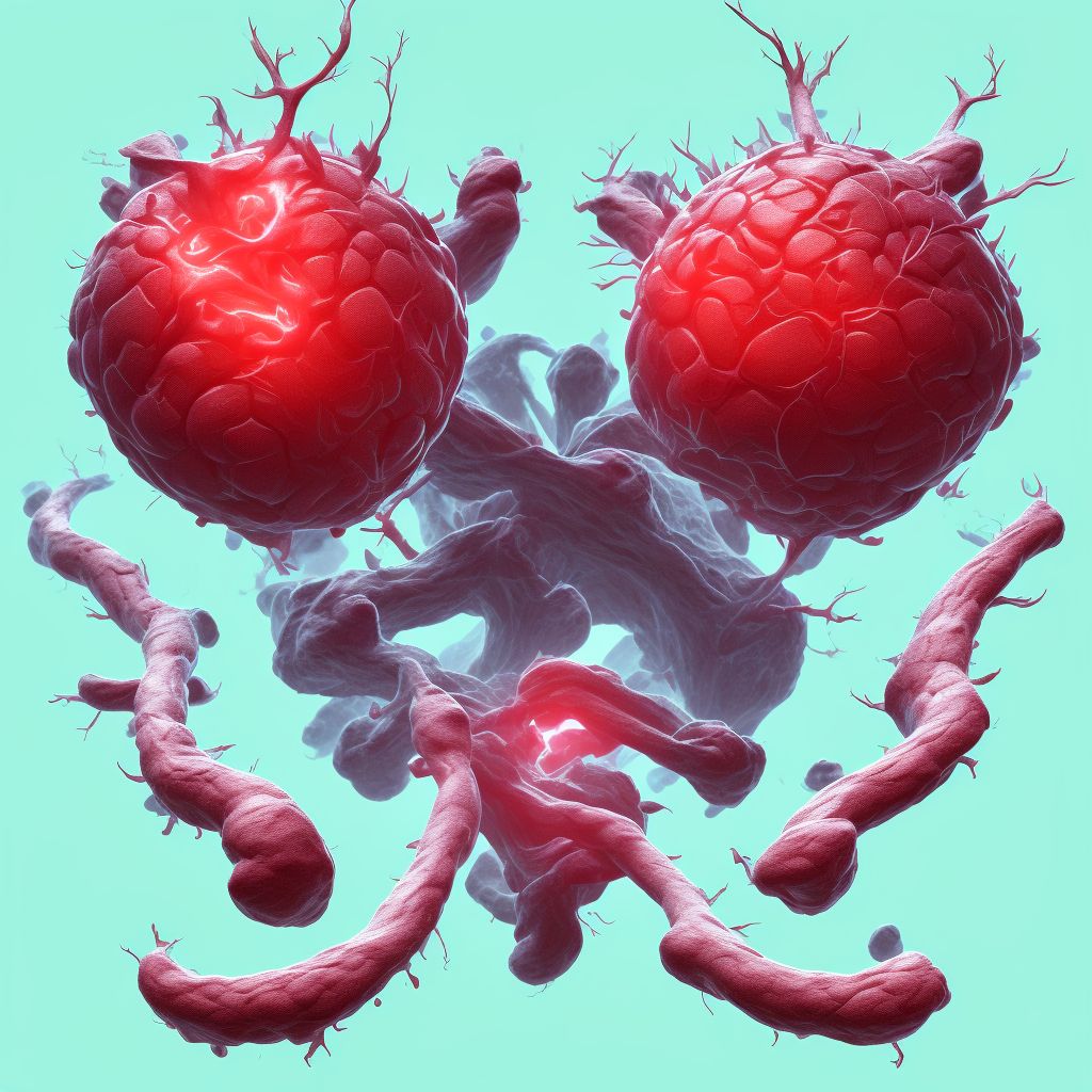 Monoplegia of lower limb following other cerebrovascular disease affecting right dominant side digital illustration