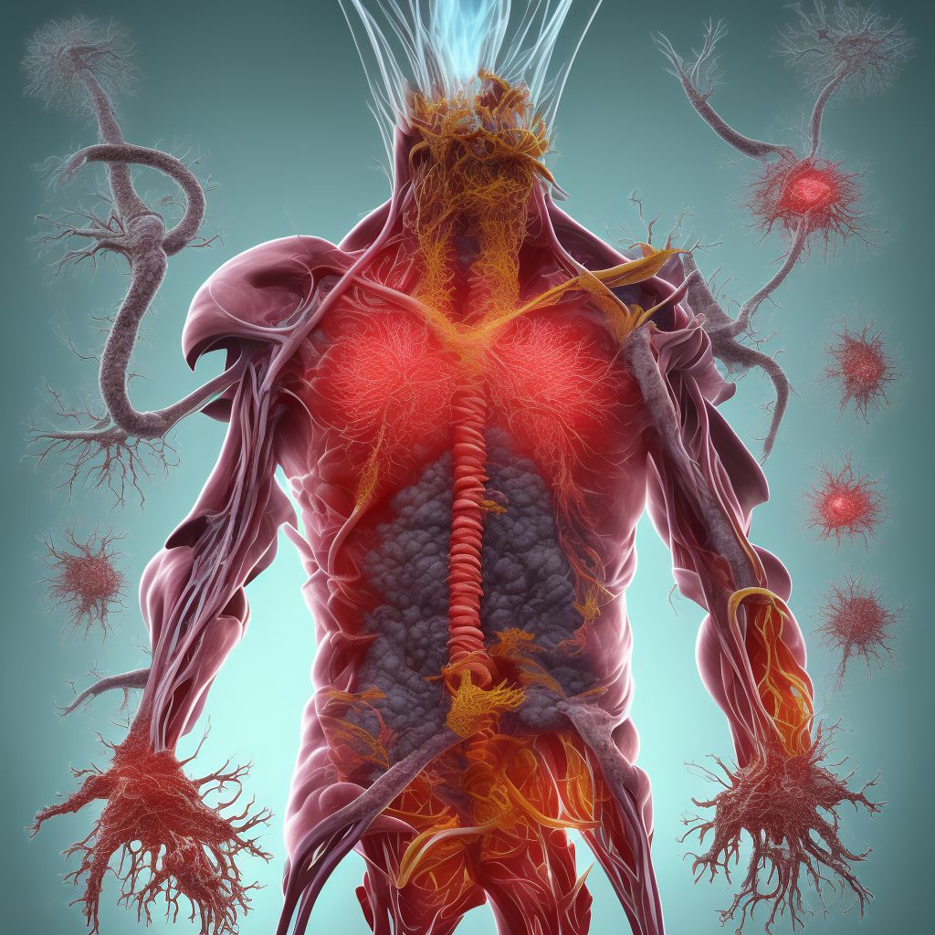 Unspecified atherosclerosis of native arteries of extremities, left leg digital illustration