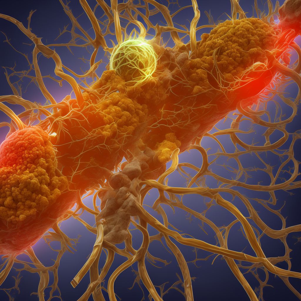 Atherosclerosis of native arteries of extremities with gangrene, other extremity digital illustration