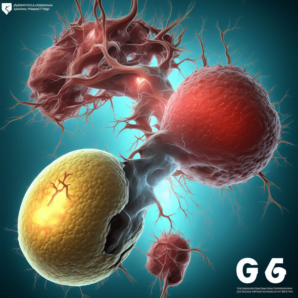 Atherosclerosis of autologous vein bypass graft(s) of the extremities with gangrene, unspecified extremity digital illustration