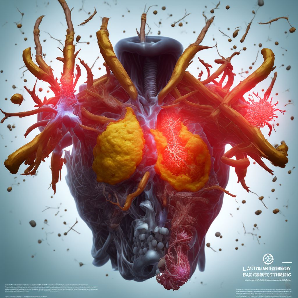 Unspecified atherosclerosis of nonautologous biological bypass graft(s) of the extremities, bilateral legs digital illustration