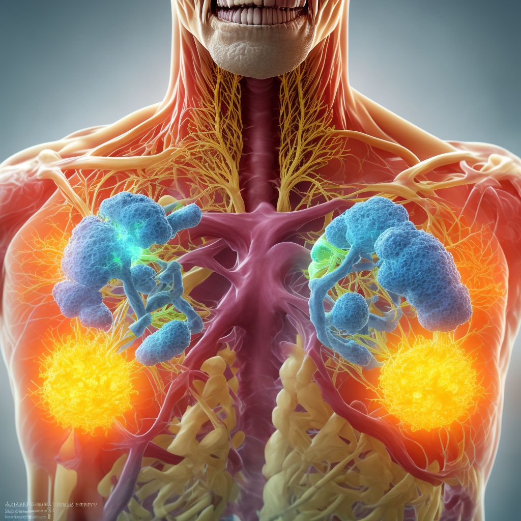 Atherosclerosis of nonbiological bypass graft(s) of the extremities with intermittent claudication, other extremity digital illustration