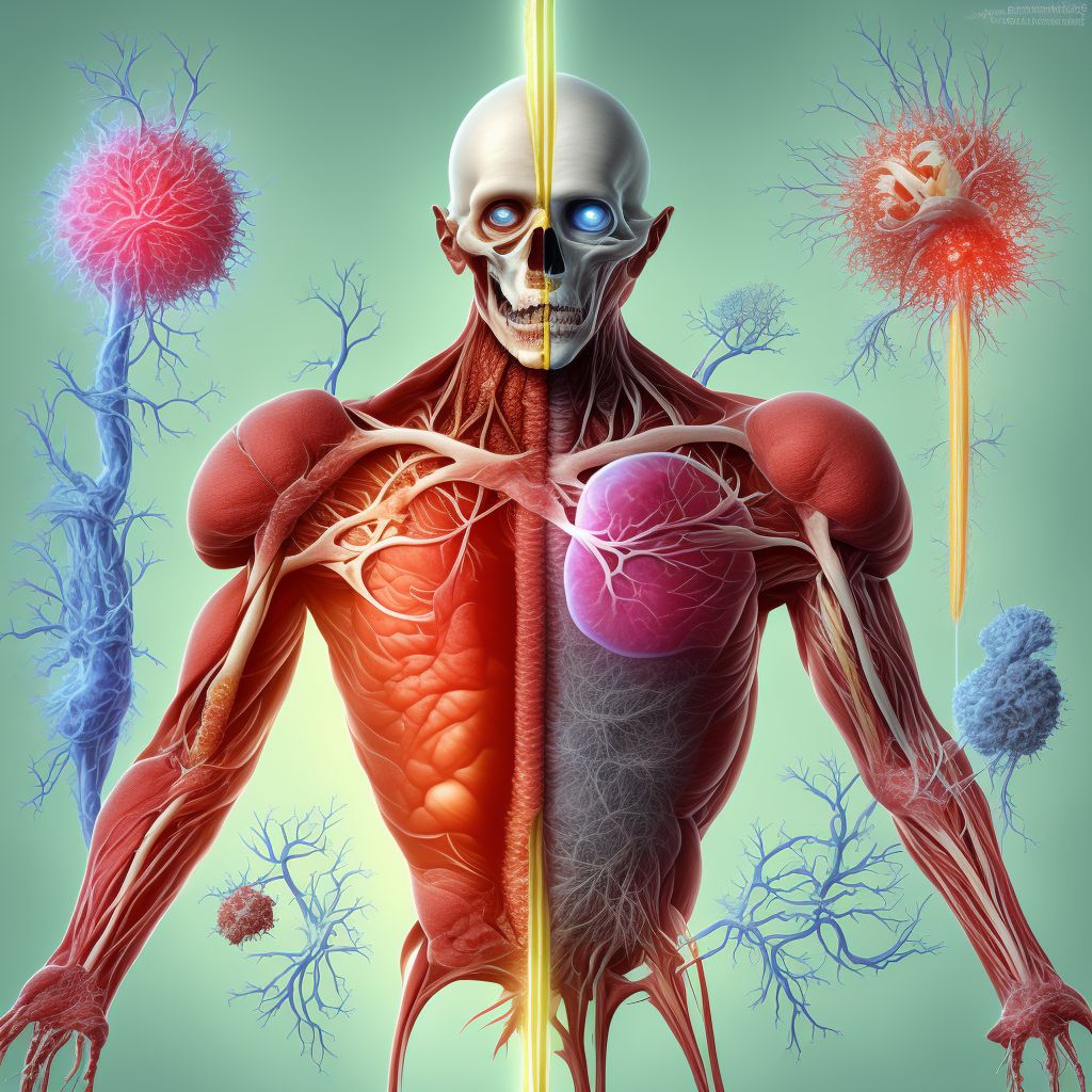 Atherosclerosis of nonbiological bypass graft(s) of the extremities with intermittent claudication, unspecified extremity digital illustration