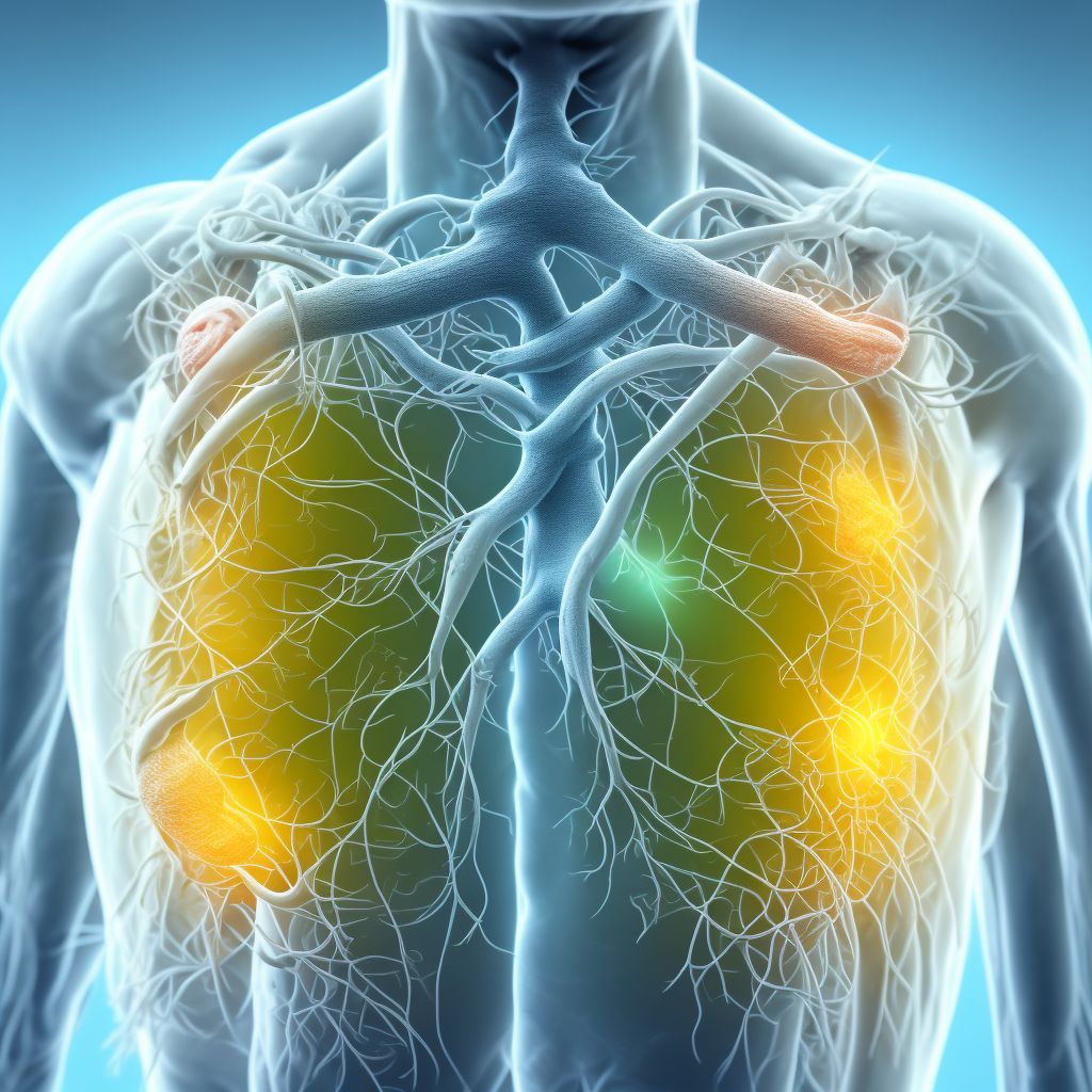 Thoracoabdominal aortic aneurysm, without rupture, unspecified digital illustration