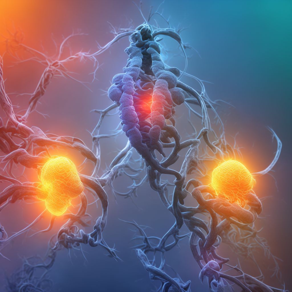 Paravisceral aneurysm of the abdominal aorta, without rupture digital illustration