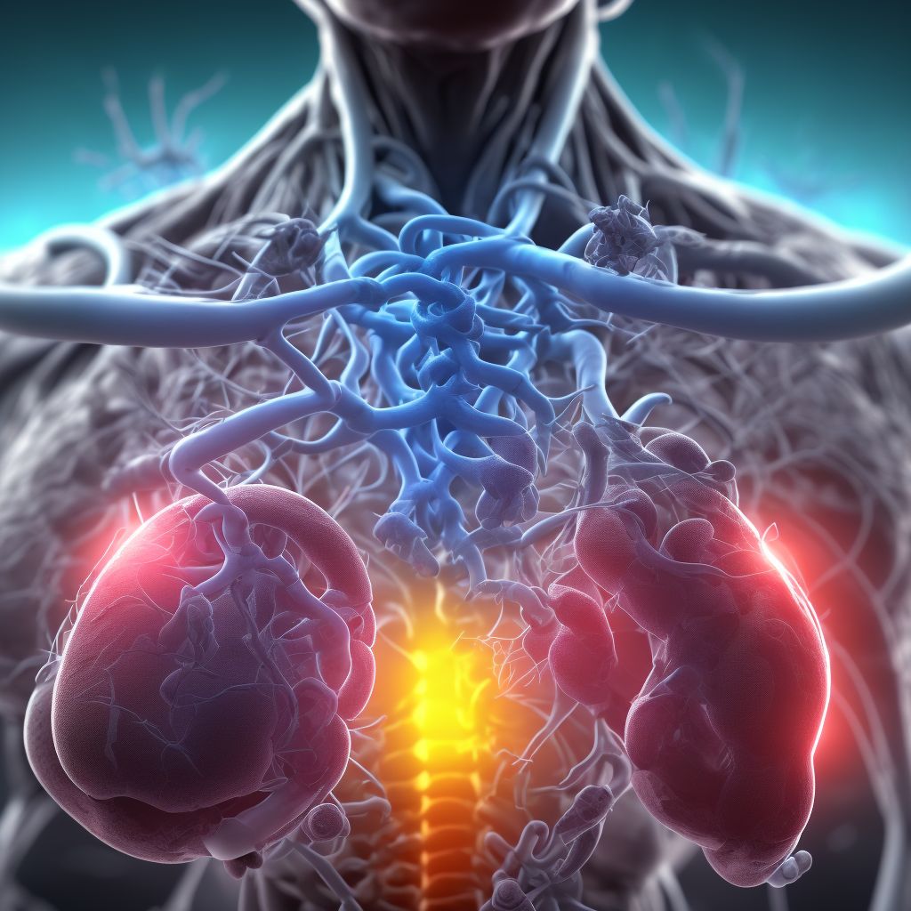 Aortic aneurysm of unspecified site, without rupture digital illustration