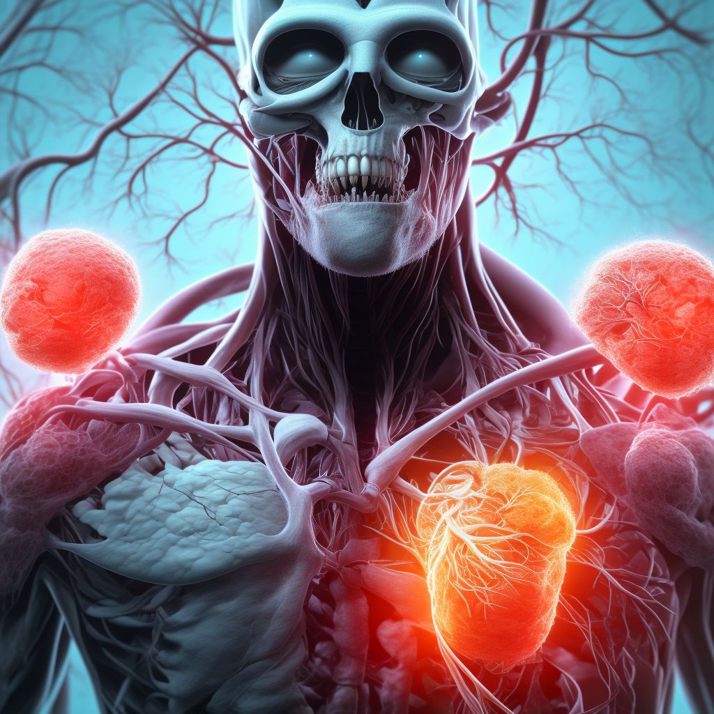 Embolism and thrombosis of other arteries digital illustration