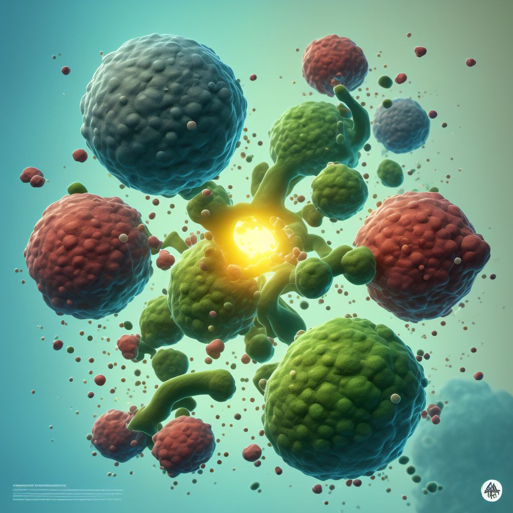 Atheroembolism of kidney digital illustration