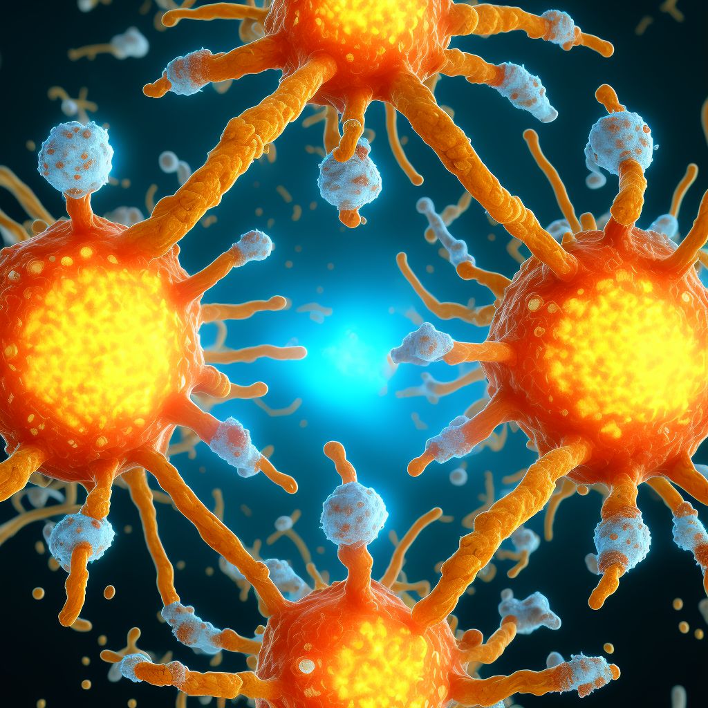 Antineutrophilic cytoplasmic antibody [ANCA] vasculitis digital illustration