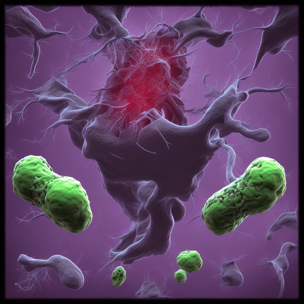 Acute embolism and thrombosis of unspecified tibial vein digital illustration