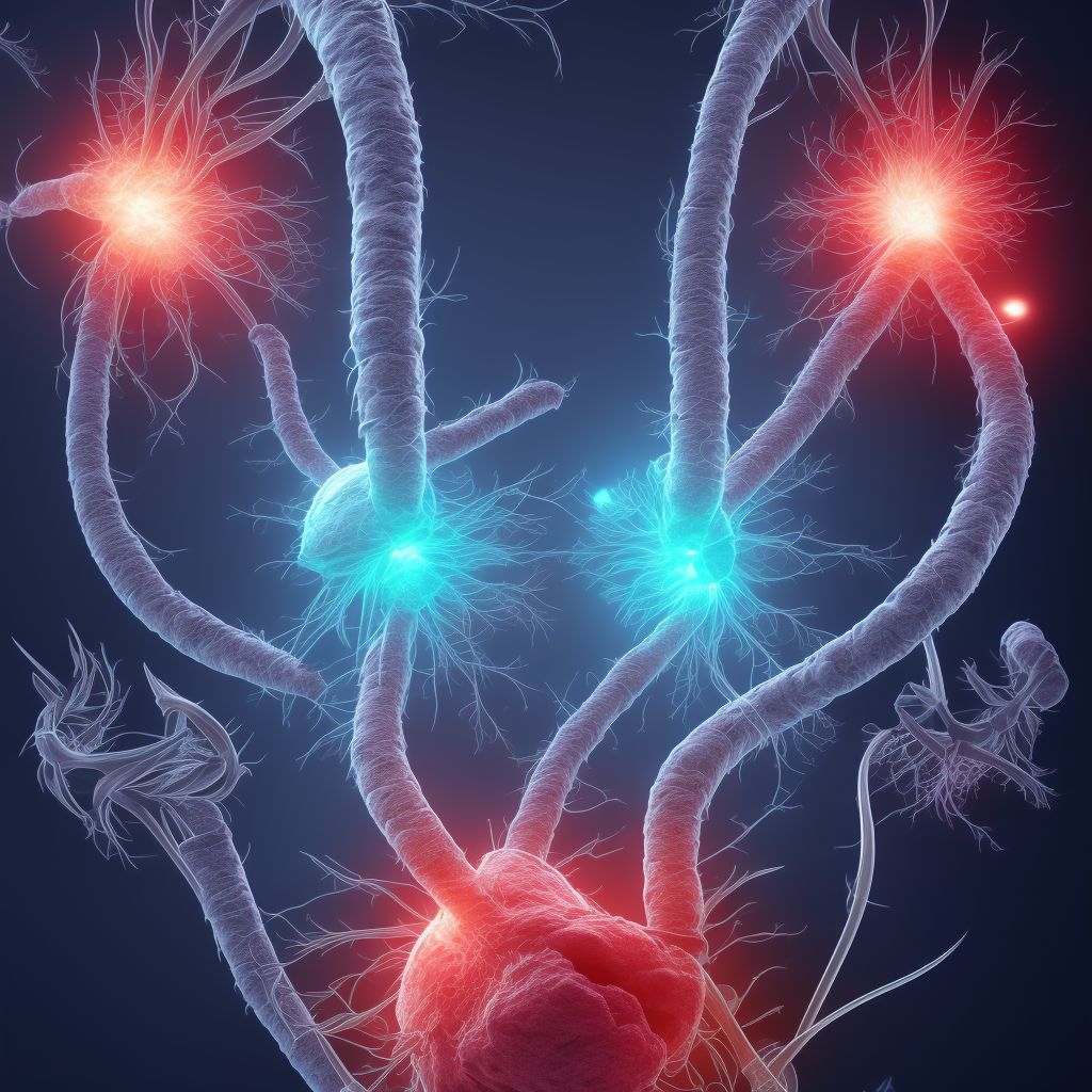 Chronic venous hypertension (idiopathic) with inflammation of bilateral lower extremity digital illustration