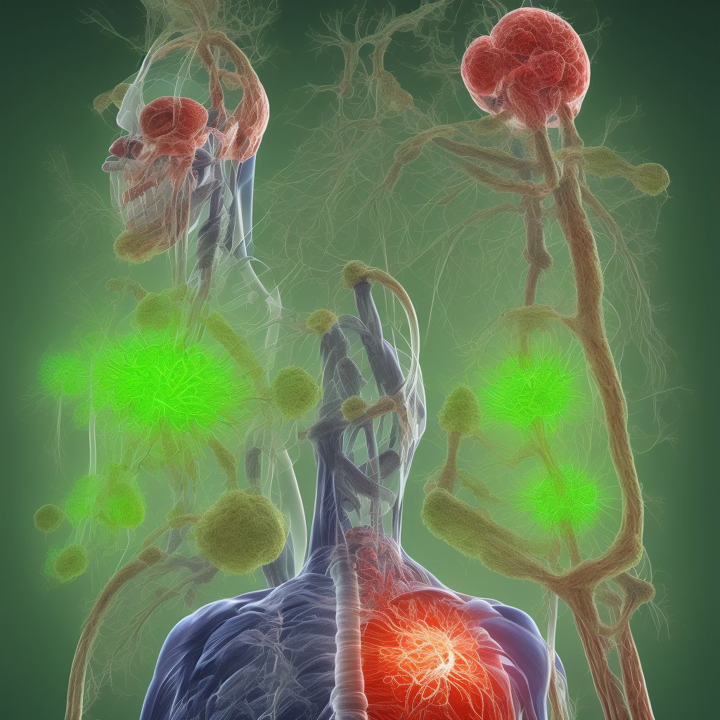 Noninfective disorder of lymphatic vessels and lymph nodes, unspecified digital illustration