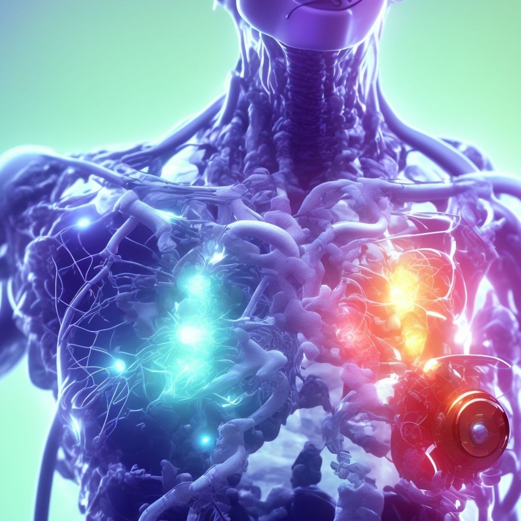 Other postprocedural cardiac functional disturbances following other surgery digital illustration