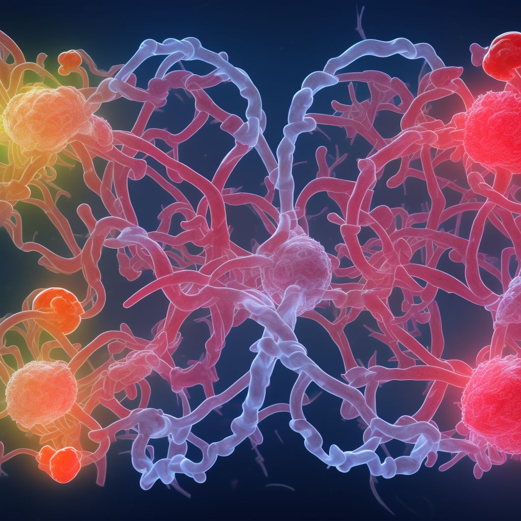 Intraoperative hemorrhage and hematoma of a circulatory system organ or structure complicating other procedure digital illustration