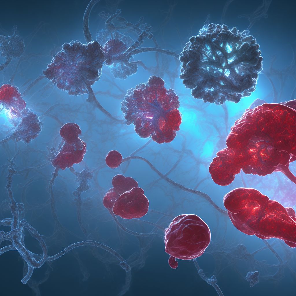 Postprocedural hemorrhage of a circulatory system organ or structure following other procedure digital illustration