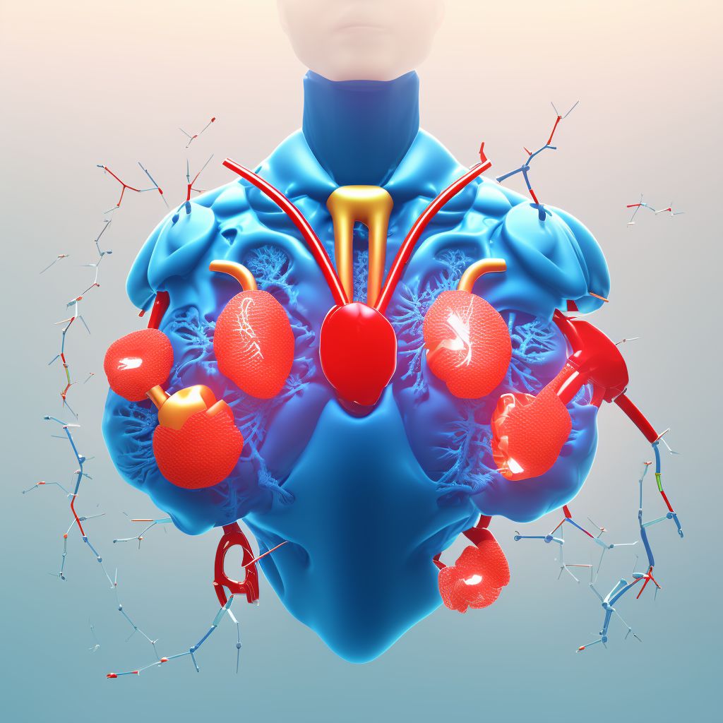 Other intraoperative cardiac functional disturbances during cardiac surgery digital illustration