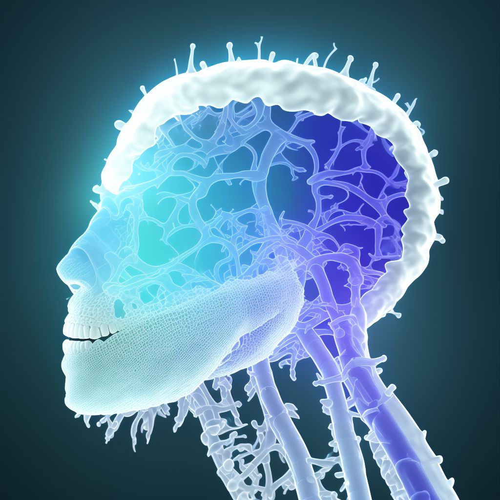 Acute maxillary sinusitis, unspecified digital illustration