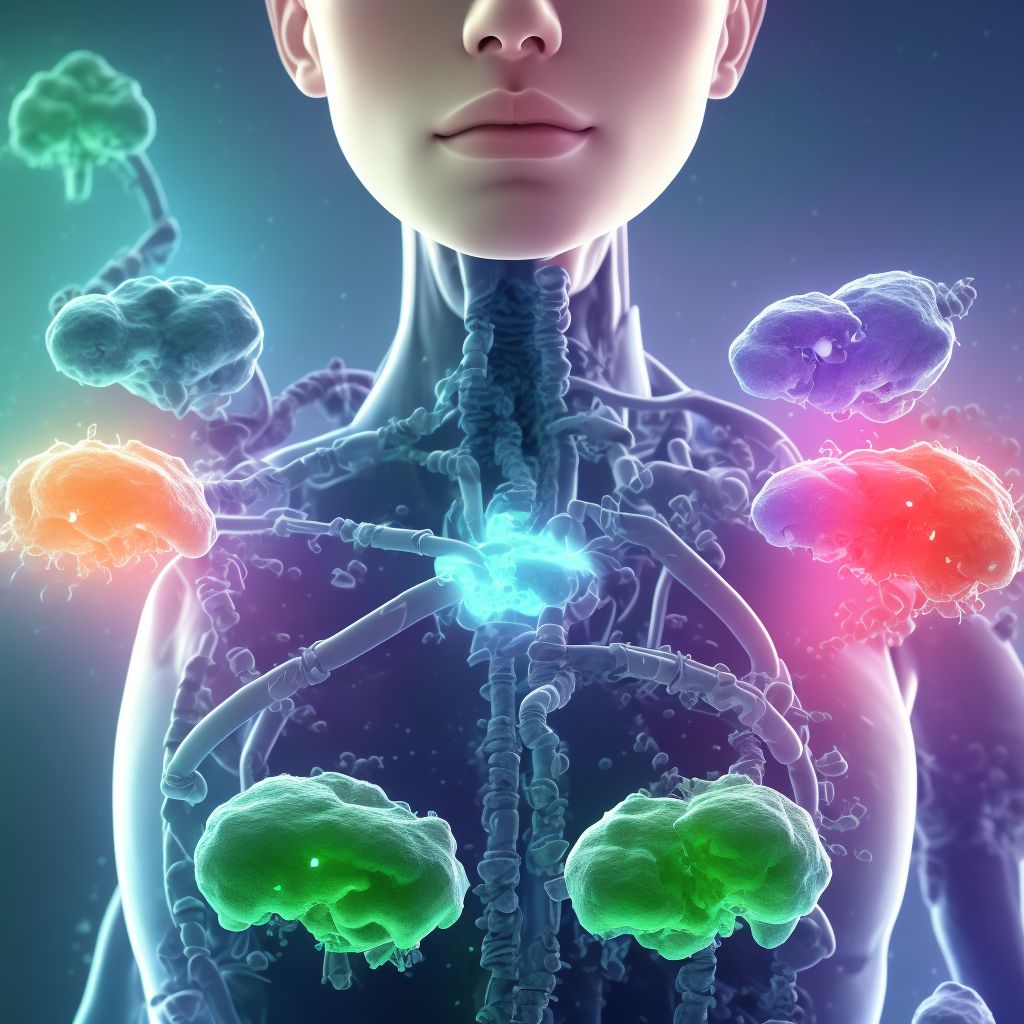 Pneumonia due to Pseudomonas digital illustration