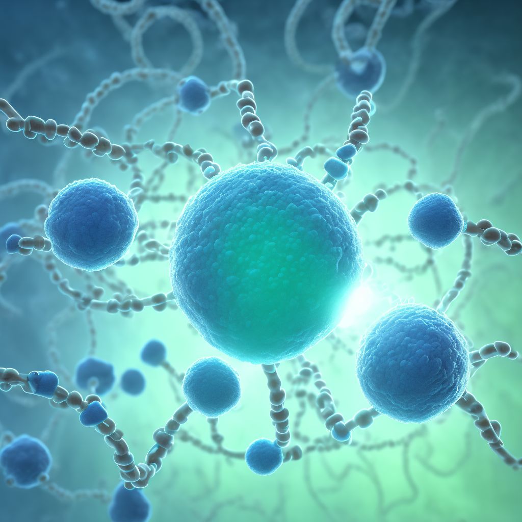 Pneumonia due to Methicillin susceptible Staphylococcus aureus digital illustration