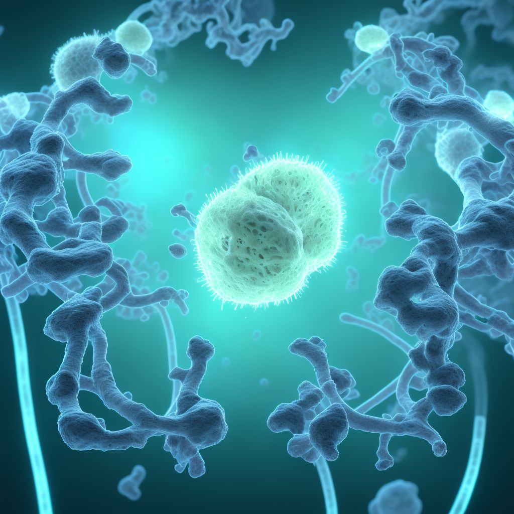 Acute bronchiolitis due to human metapneumovirus digital illustration