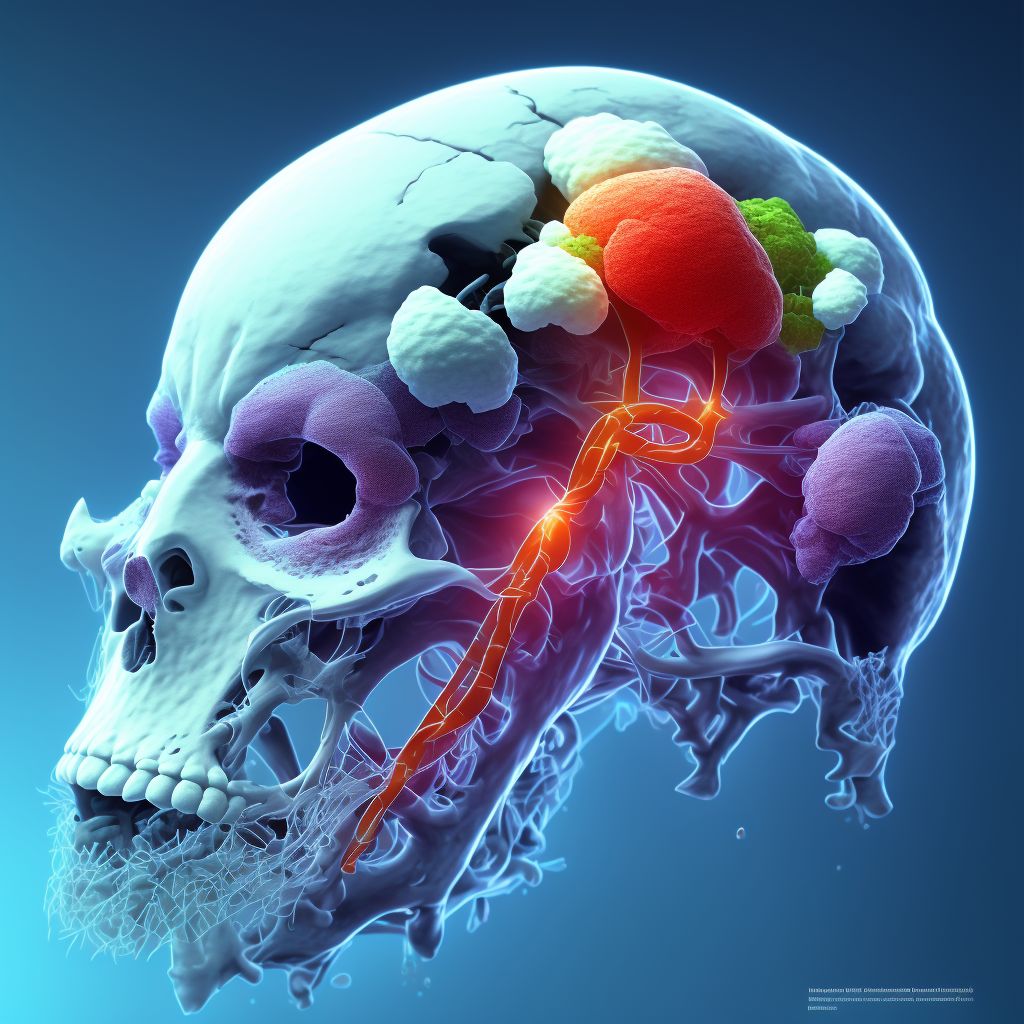 Chronic sinusitis, unspecified digital illustration