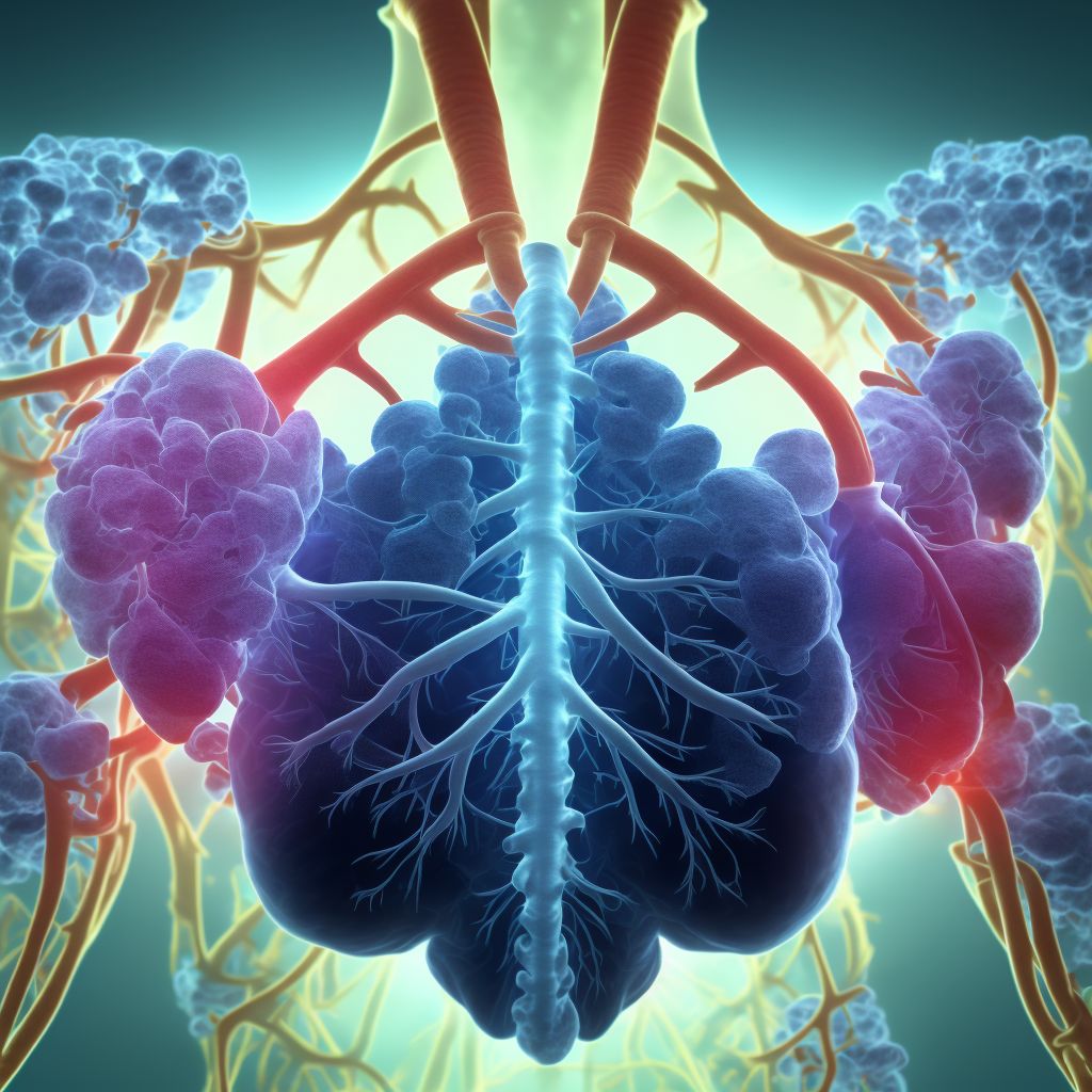 Chronic obstructive pulmonary disease, unspecified digital illustration