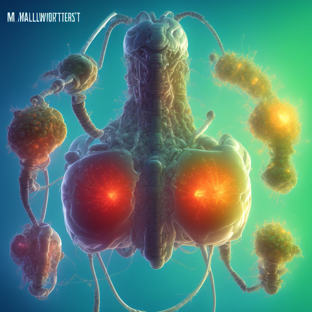 Maltworker's lung digital illustration