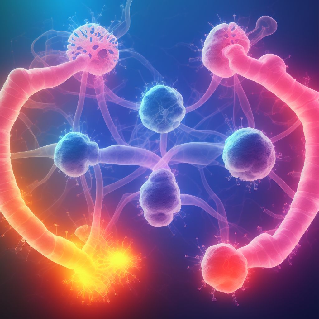 Pulmonary edema due to chemicals, gases, fumes and vapors digital illustration