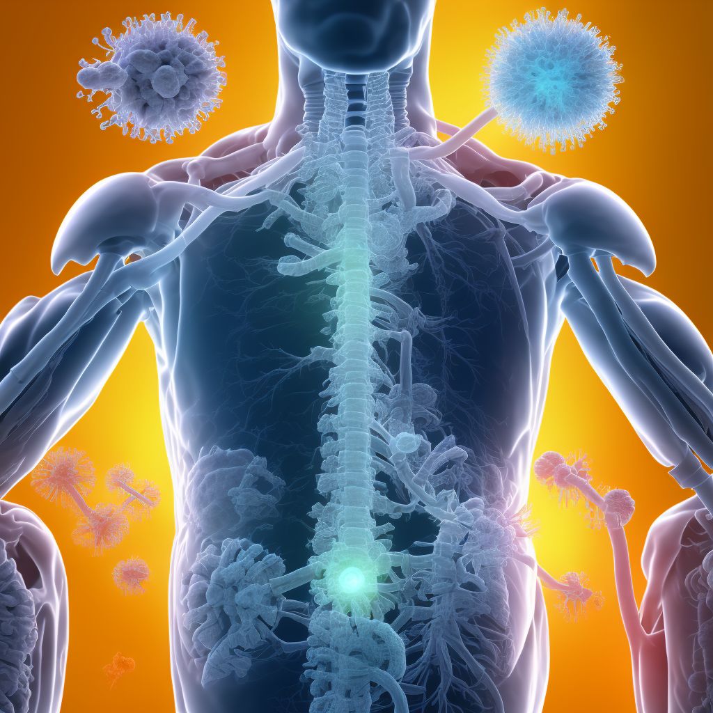 Other acute and subacute respiratory conditions due to chemicals, gases, fumes and vapors digital illustration