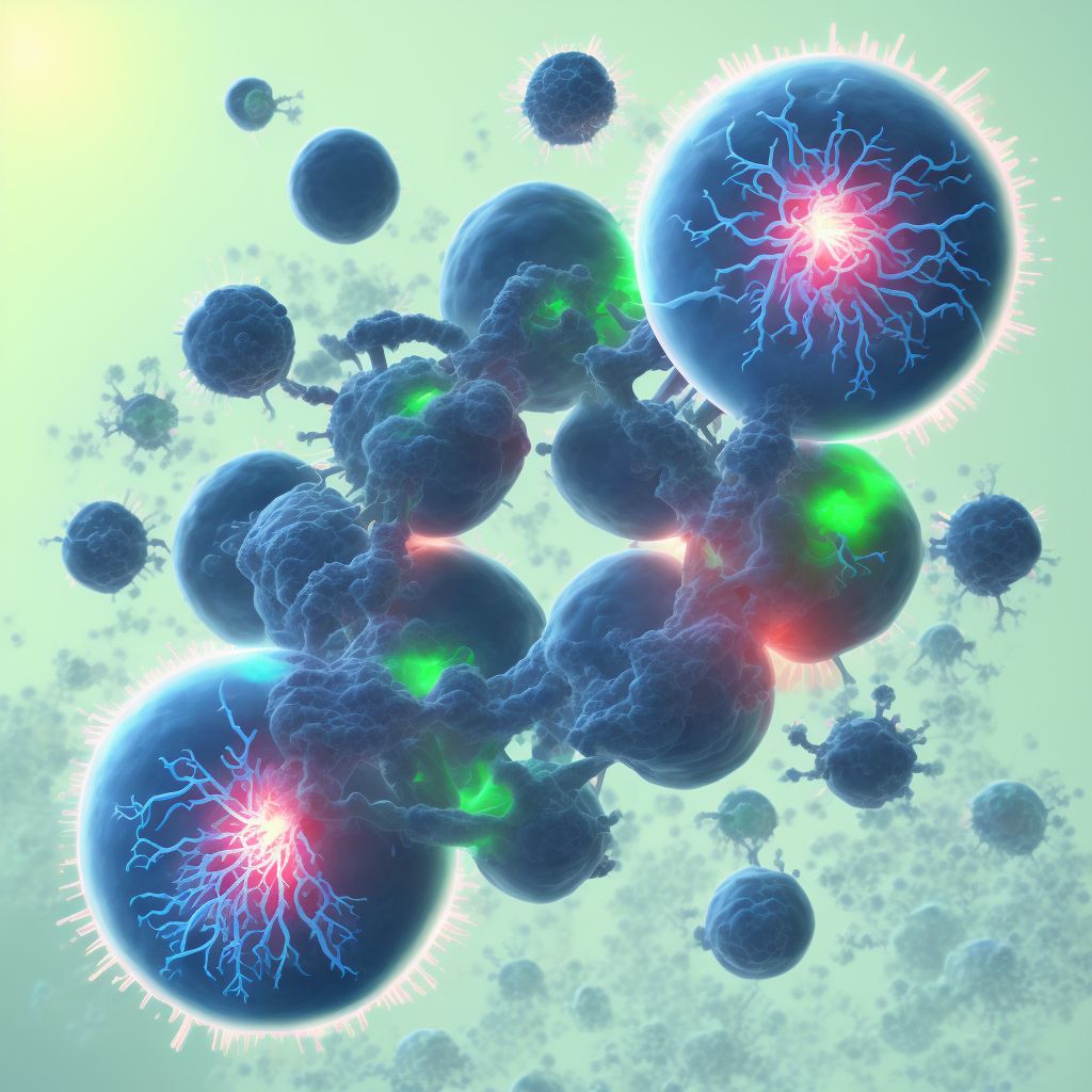 Chronic respiratory conditions due to chemicals, gases, fumes and vapors digital illustration