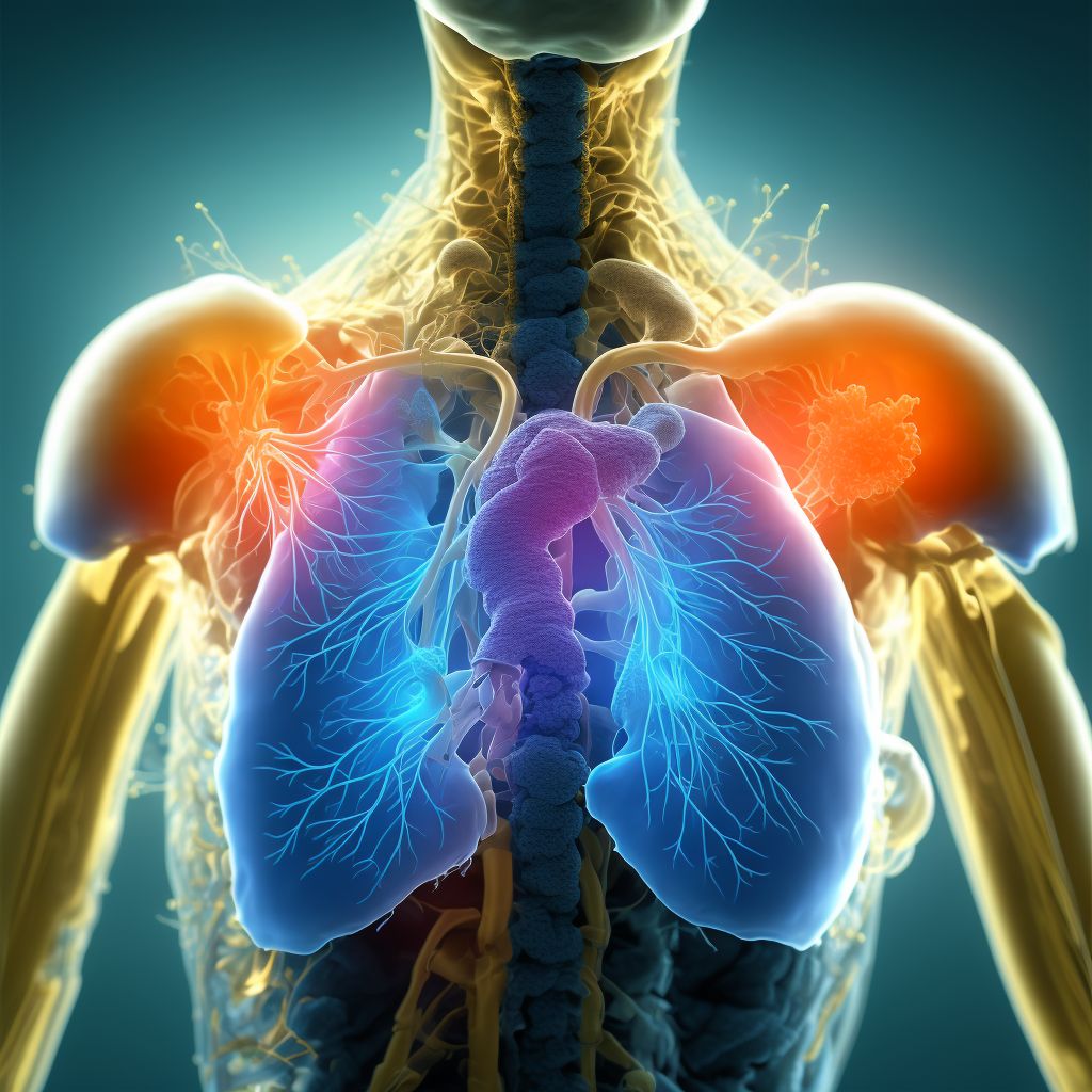 Acute interstitial pneumonitis digital illustration