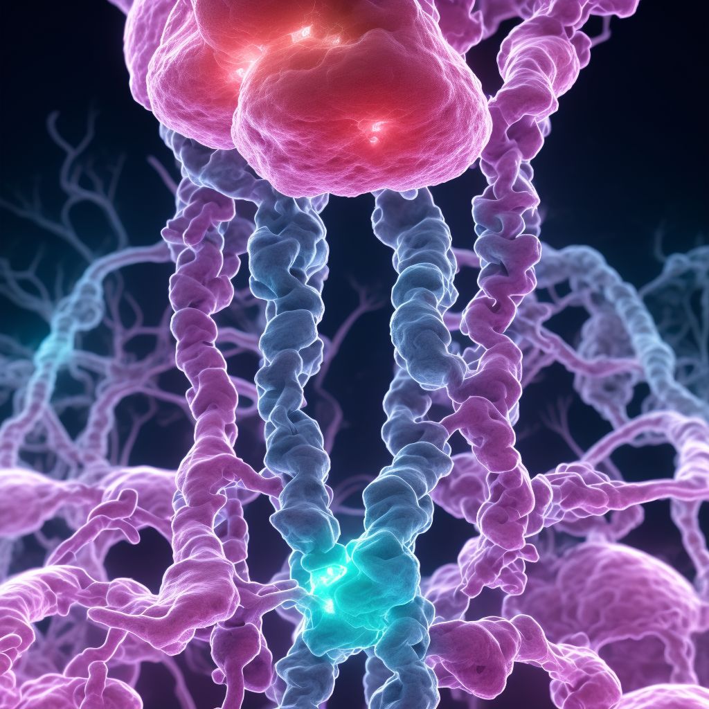 Alveolar capillary dysplasia with vein misalignment digital illustration