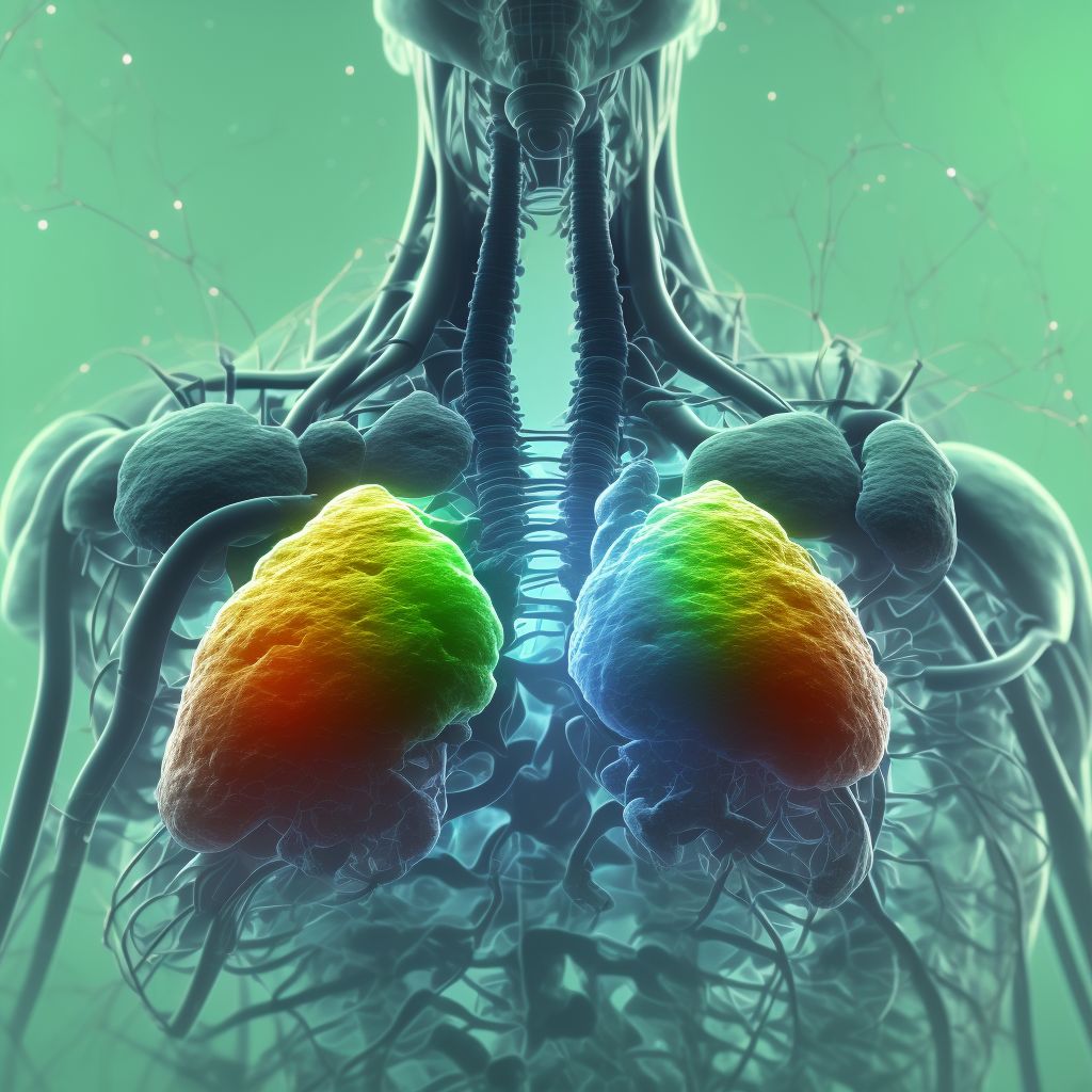 Other specified interstitial pulmonary diseases digital illustration