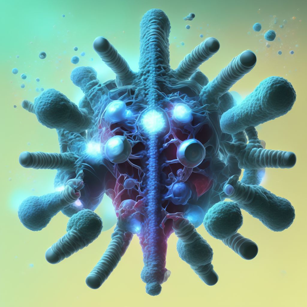 Primary spontaneous pneumothorax digital illustration