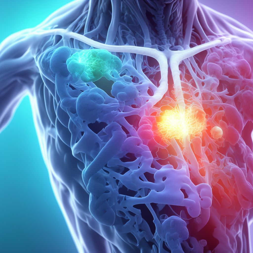 Other pneumothorax digital illustration