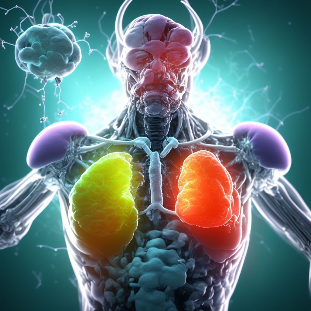 Acute and chronic postprocedural respiratory failure digital illustration