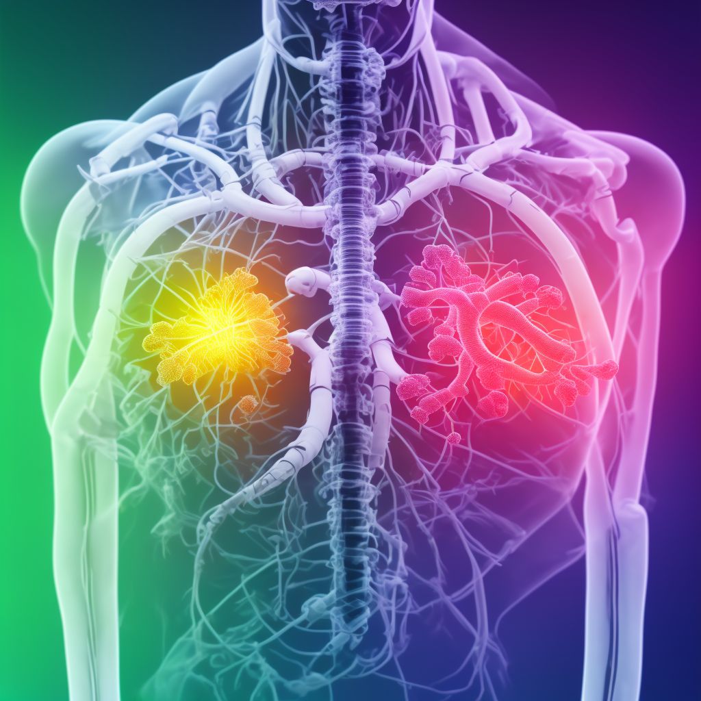 Acute and chronic respiratory failure, unspecified whether with hypoxia or hypercapnia digital illustration