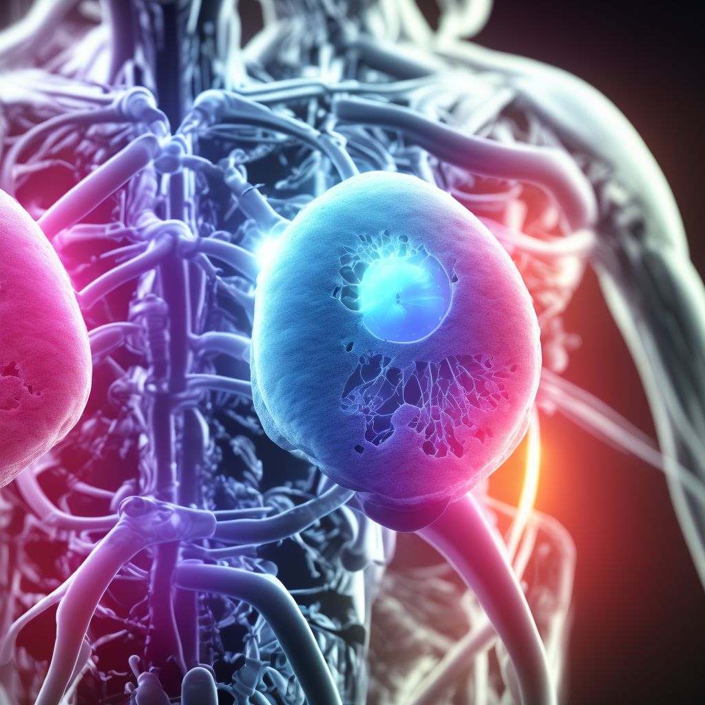 Acute and chronic respiratory failure with hypercapnia digital illustration