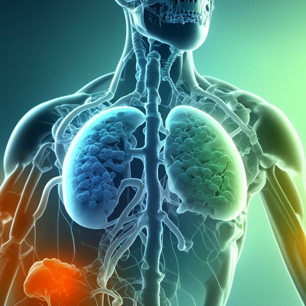 Respiratory failure, unspecified, unspecified whether with hypoxia or hypercapnia digital illustration