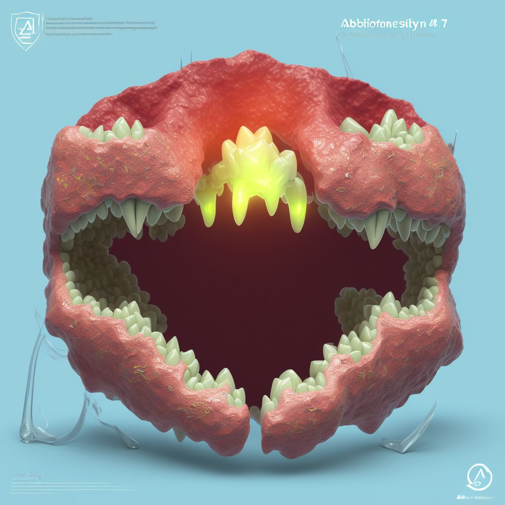 Abnormalities of size and form of teeth digital illustration