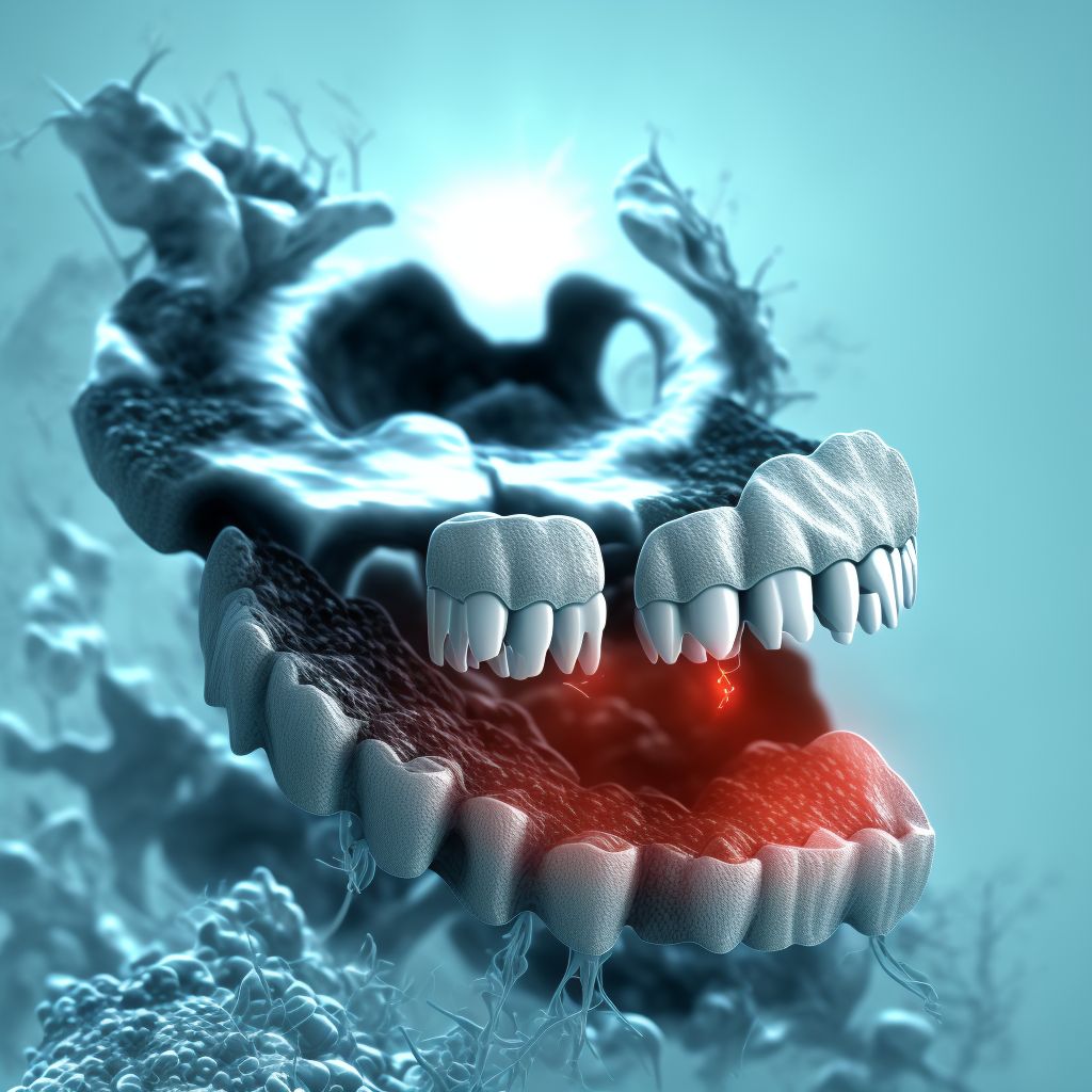 Disorder of tooth development, unspecified digital illustration