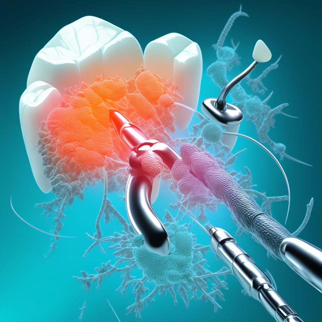 Chronic periodontitis, generalized digital illustration