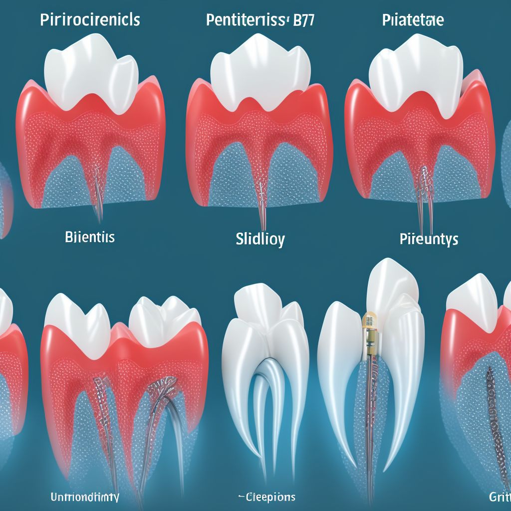 Chronic periodontitis, generalized, unspecified severity digital illustration