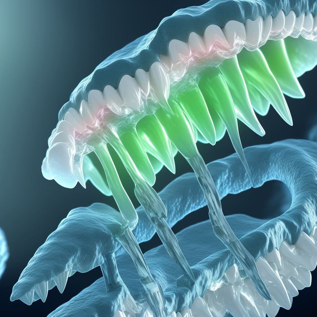 Other periodontal diseases digital illustration